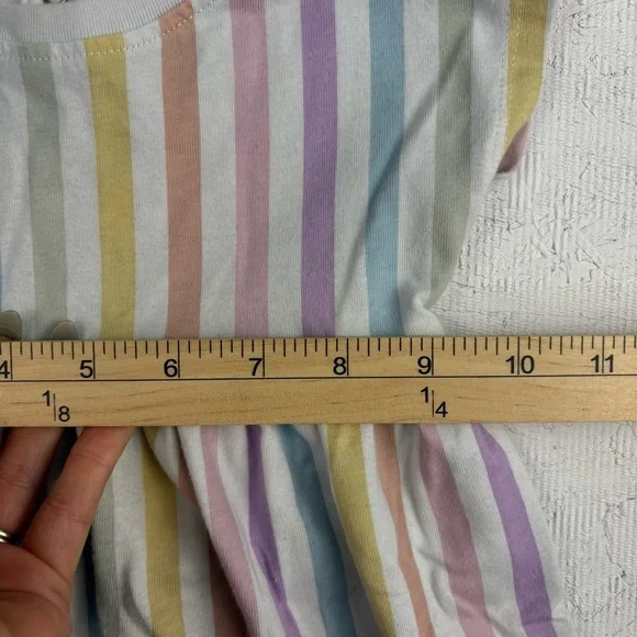 Garanimals 18M Colorful Pastel Striped Kids Dress Cap Sleeves Fit & Flare - Picture 5 of 6